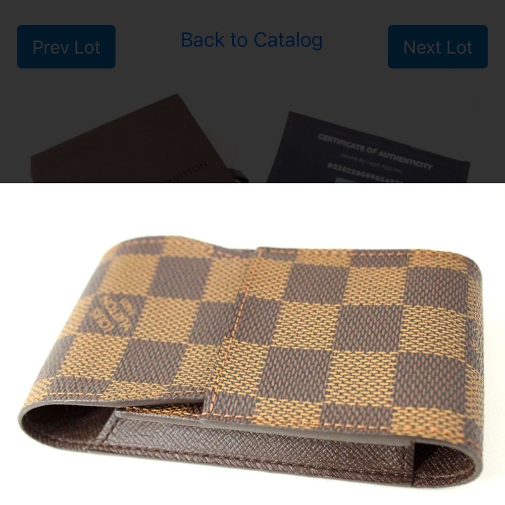 Louis Vuitton Damier Ebene Wallet - Picture 6 of 8